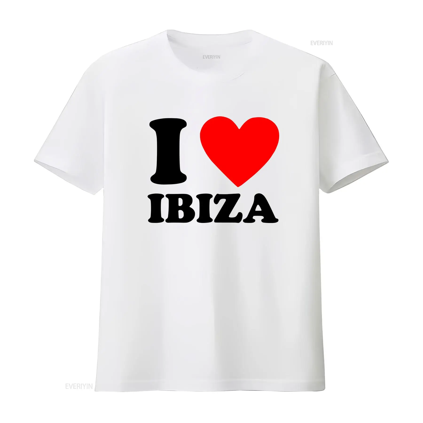 Vintage Fashion Jersey - I Love Heart Ibiza ホリデー T
