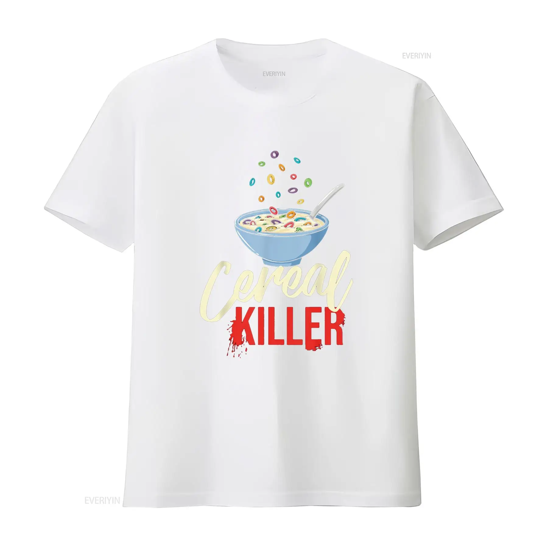 シリアルキラーボウルボックス朝食Tシャツヴィンテージウォッシ - Vintage Fashion Jersey のレビューと価格