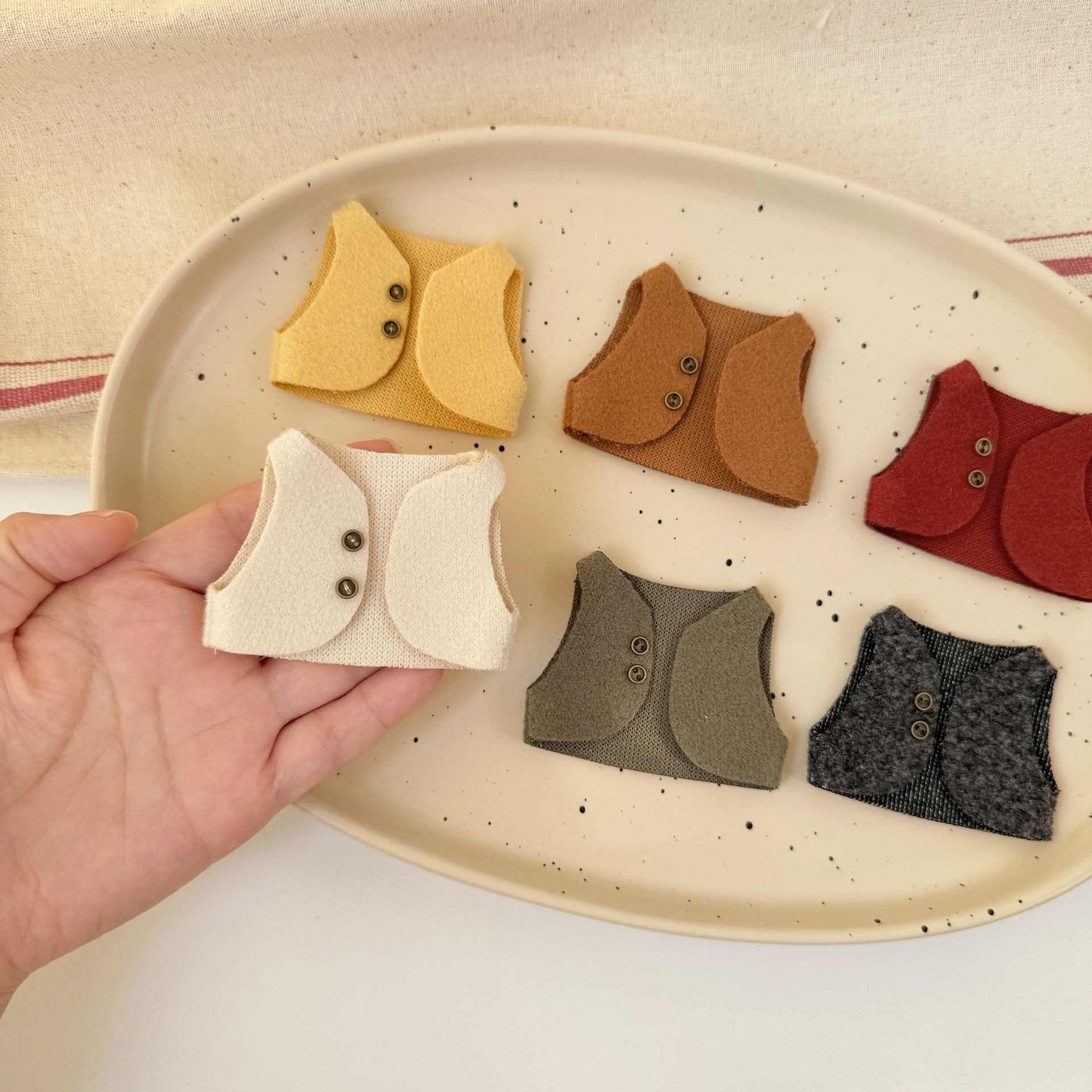 手作り10cmドール服 ヴィンテージウールベスト ラブブぬい - Vintage Fashion Stores のレビューと価格