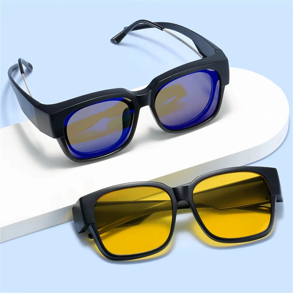 最新トレンドの偏光サングラス。近視用メガネの上から着用可能。 - Vintage Fashion Enthusiasts のレビューと価格