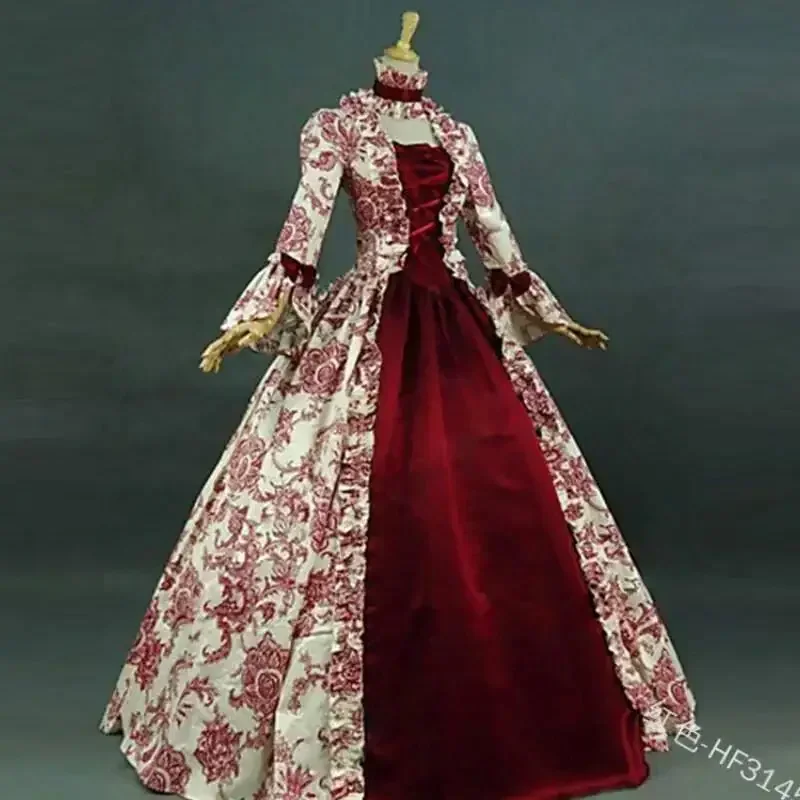 中世ルネサンス風プラスサイズゴシックコスプレドレス ヴィンテ - Vintage Fashion Dresses のレビューと価格